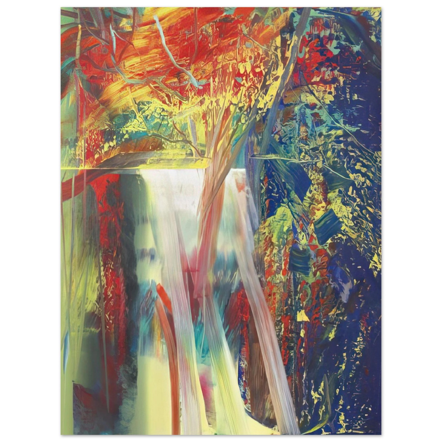 Gerhard Richter - ABSTRACT PAINTING 610 1 75x100 cm / 30x40inches Fine Art Poster