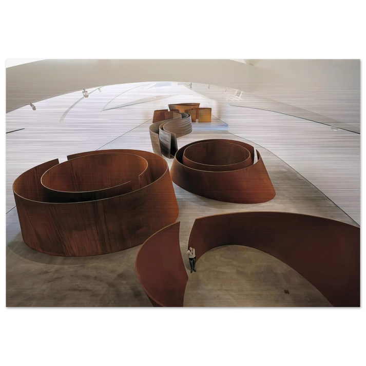 TORQUED ELLIPSES - Richard Serra Brushed Aluminum Print - 70x100 cm / 28x40 inches | Richard Serra Aluminum Print | Richard Serra Prints