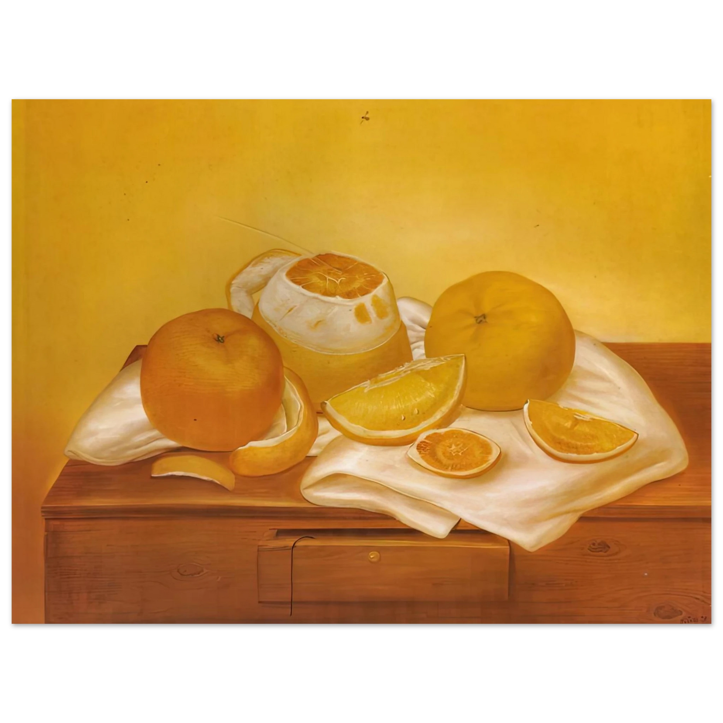 Fernando Botero - ORANGES 75x100 cm / 30x40inches Fine Art Poster