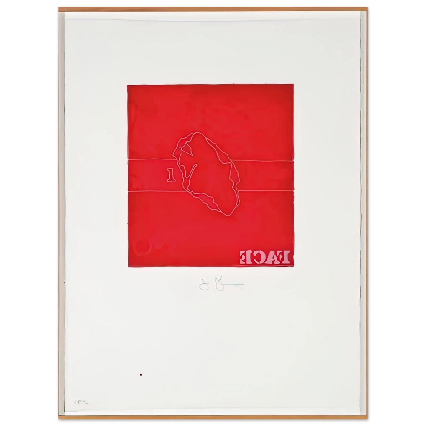 Jasper Johns - FACE CASTS FROM UNTITLED SERIES 1974 75x100 cm / 30x40inches Fine Art Poster