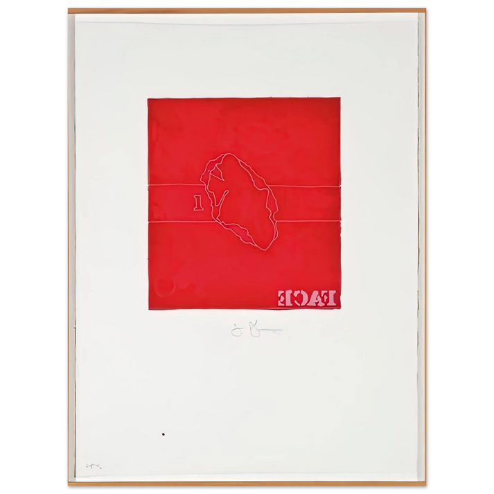 Jasper Johns - FACE CASTS FROM UNTITLED SERIES 1974 75x100 cm / 30x40inches Fine Art Poster