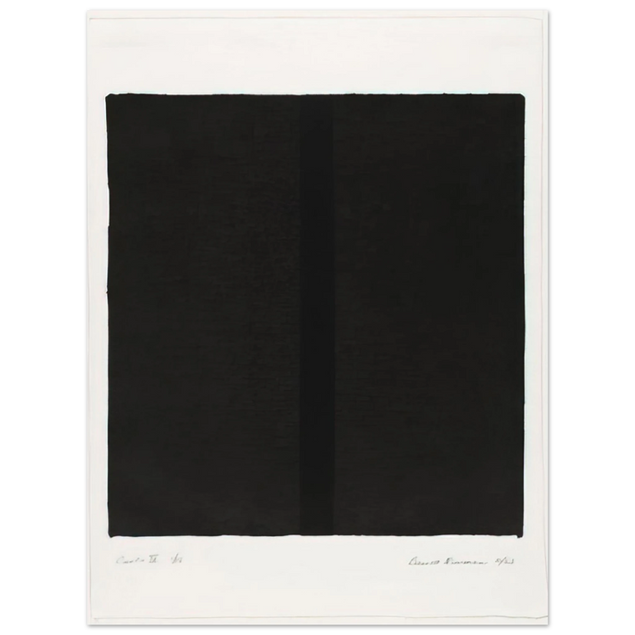 Barnett Newman - Canto IV 75x100 cm / 30x40inches Fine Art Poster