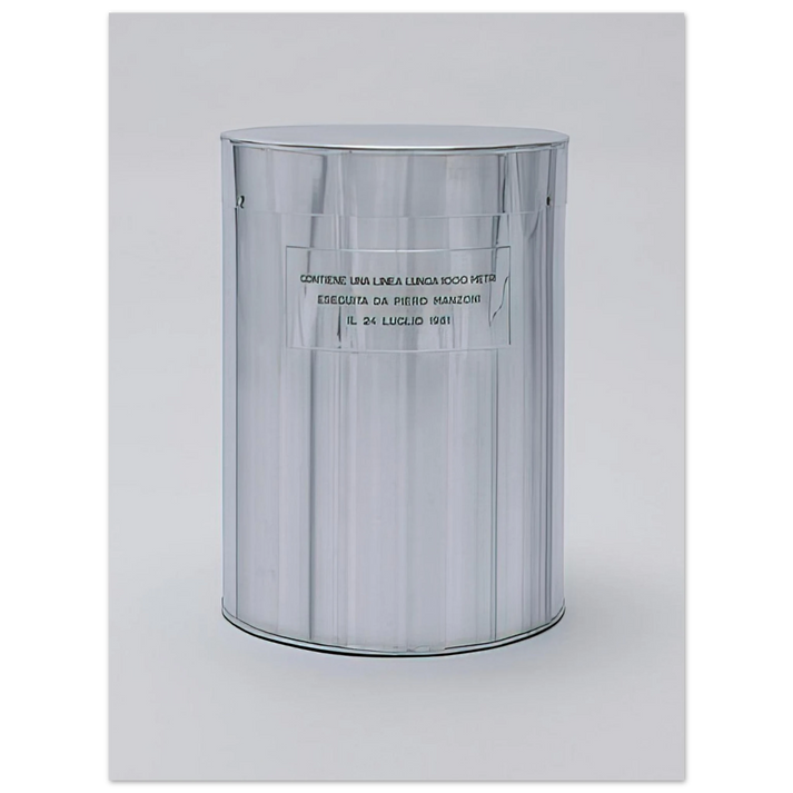 Piero Manzoni - Line 1000 Meters Long - 1961 75x100 cm / 30x40inches Fine Art Poster