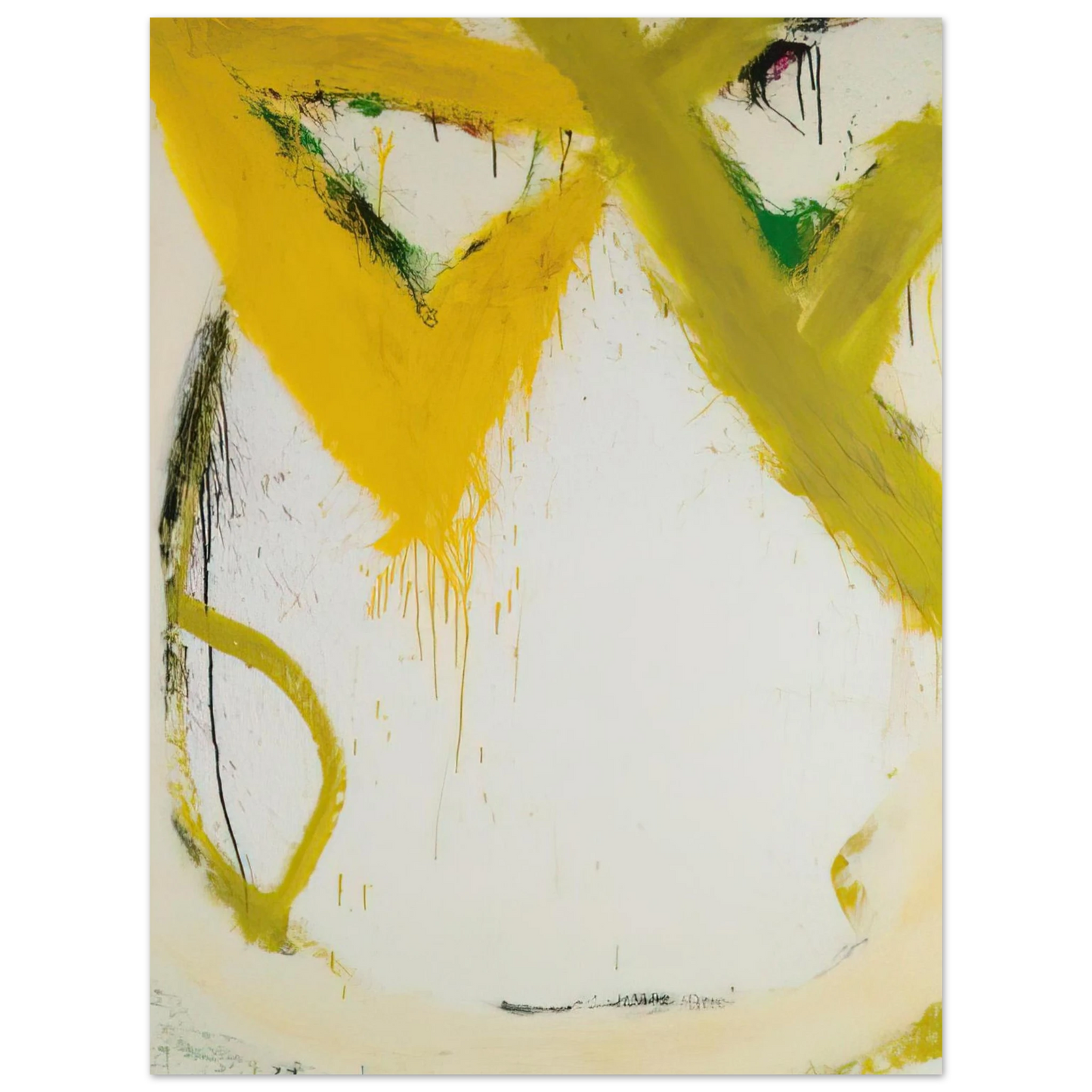Norman Bluhm - Butte - 1967 75x100 cm / 30x40inches Fine Art Poster