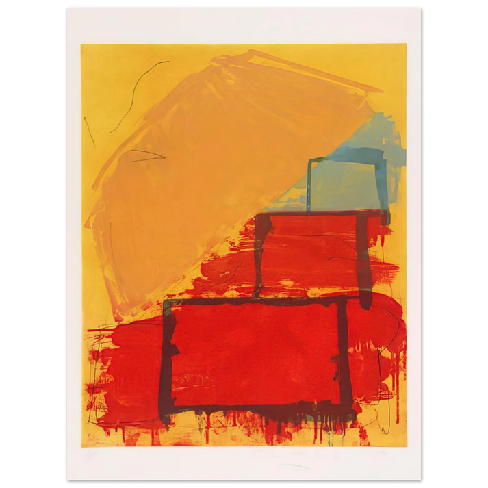 John Hoyland - Trickster - 1979 75x100 cm / 30x40inches Fine Art Poster