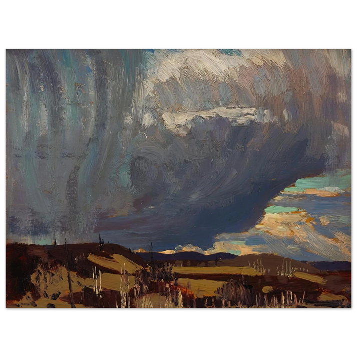 Tom Thomson - APPROACHING SNOWSTORM 1915 75x100 cm / 30x40inches Fine Art Poster