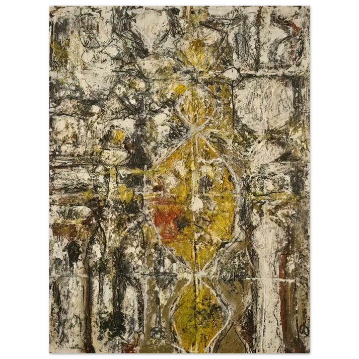Richard Pousette-Dart - Cascella II - 1952 75x100 cm / 30x40inches Fine Art Poster