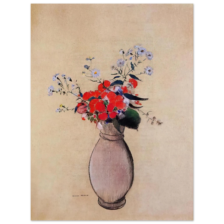 Odilon Redon - BOUQUET OF FLOWERS 2 75x100 cm / 30x40inches Fine Art Poster