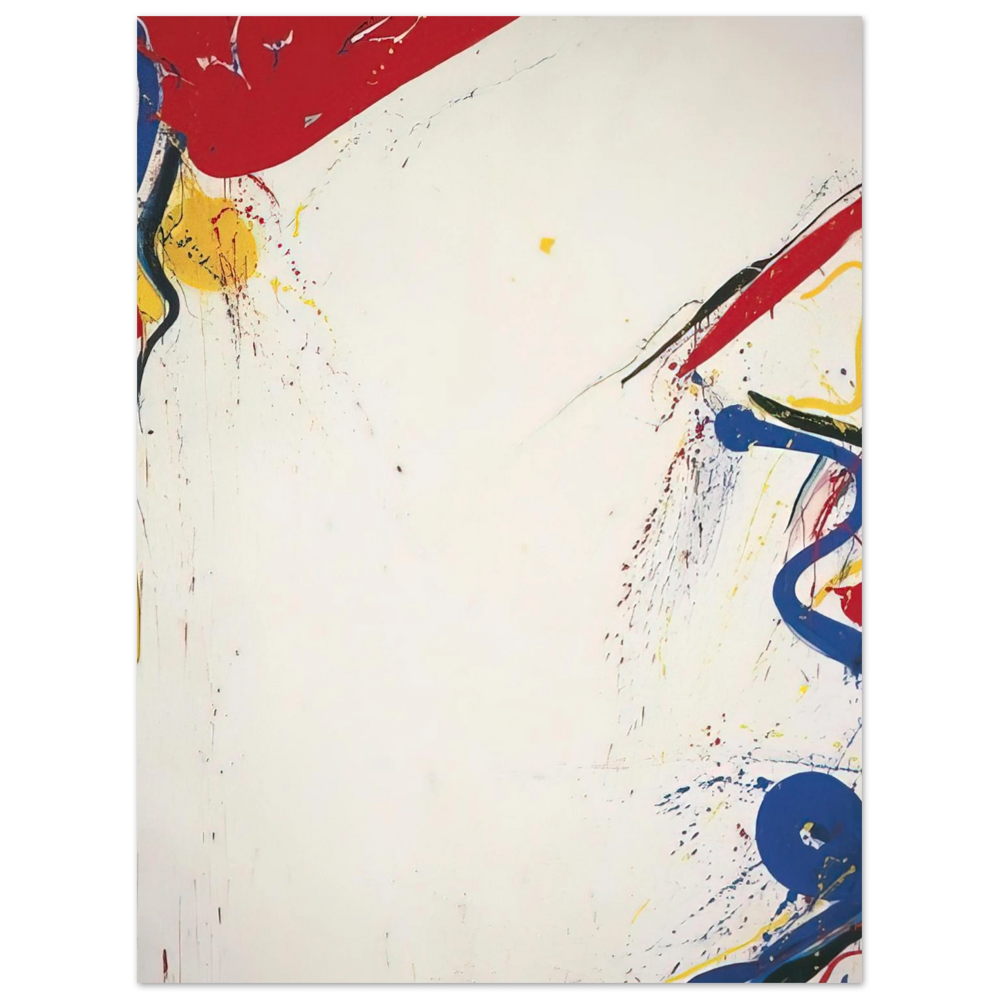 Sam Francis - When White 75x100 cm / 30x40inches Fine Art Poster