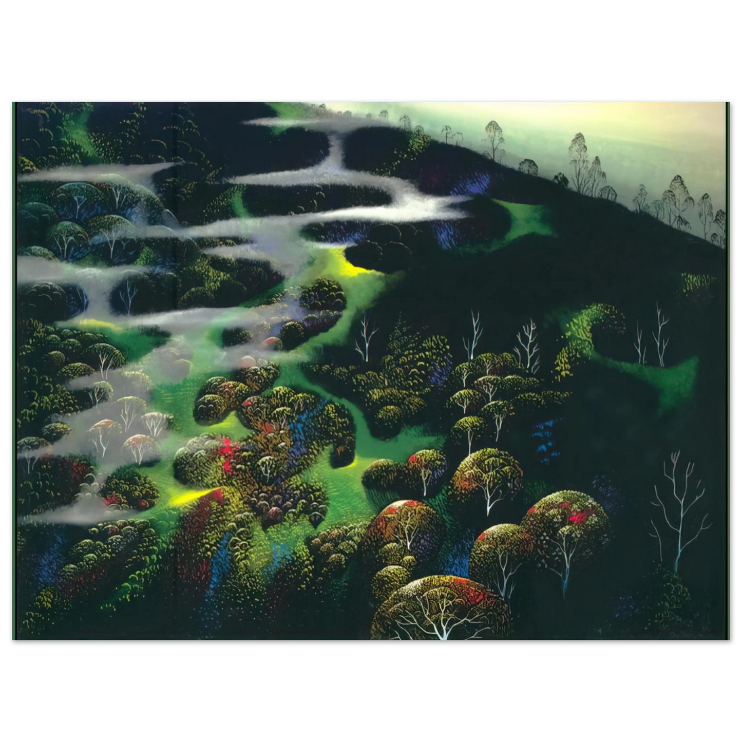 Eyvind Earle - Spot of Magic 75x100 cm / 30x40inches Fine Art Poster