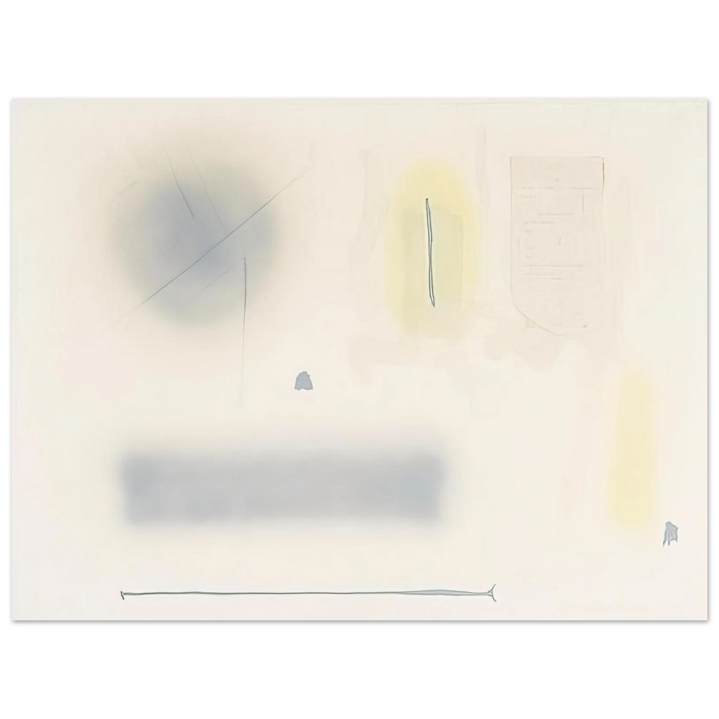John Ferren - Untitled - 1952 75x100 cm / 30x40inches Fine Art Poster