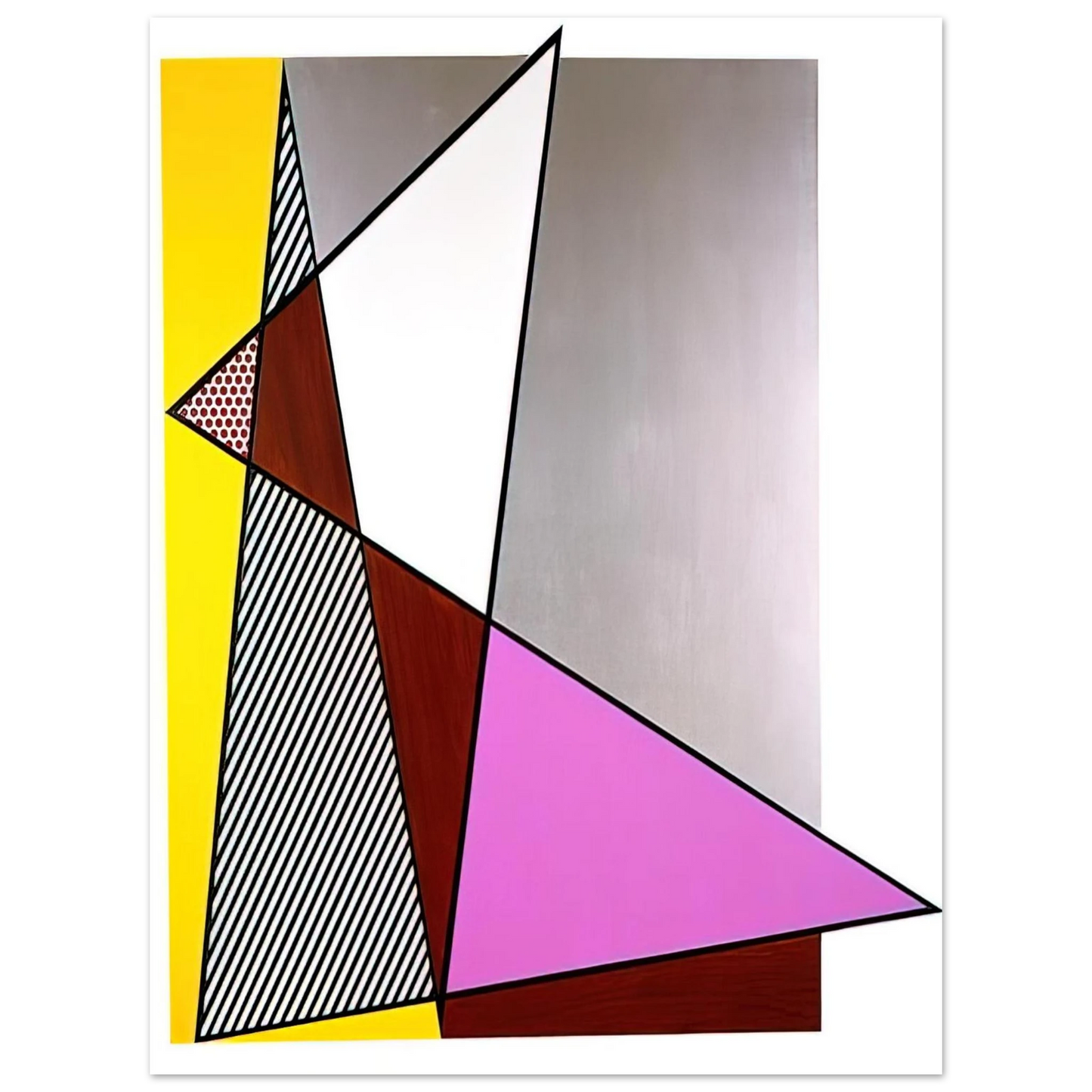 Roy Lichtenstein - IMPERFECT PAINTING 1986 75x100 cm / 30x40inches Fine Art Poster