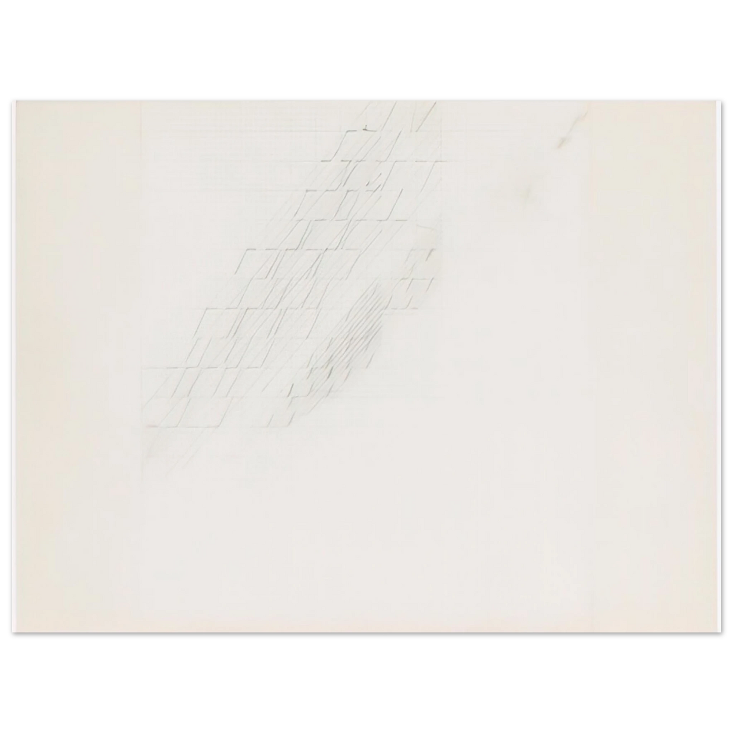 Nasreen Mohamedi - Untitled - 1977 75x100 cm / 30x40inches Fine Art Poster
