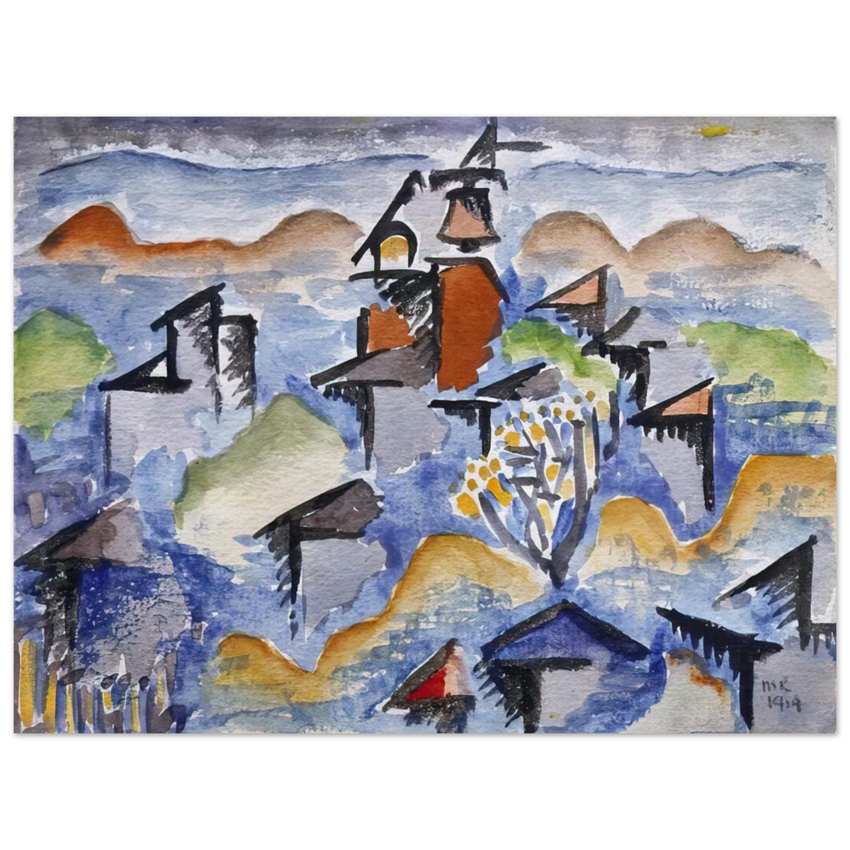 Man Ray - LANDSCAPE 75x100 cm / 30x40inches Fine Art Poster