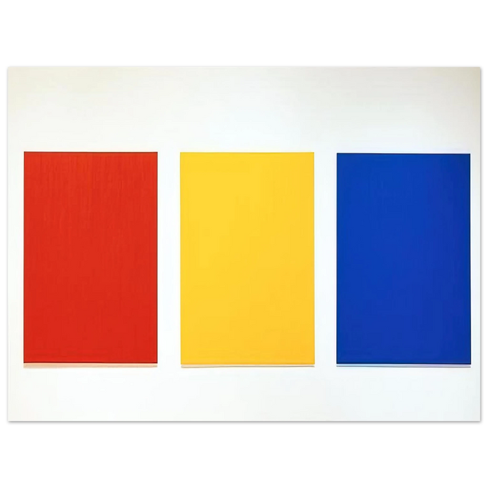 Ellsworth Kelly - Red Yellow Blue III 75x100 cm / 30x40inches Fine Art Poster