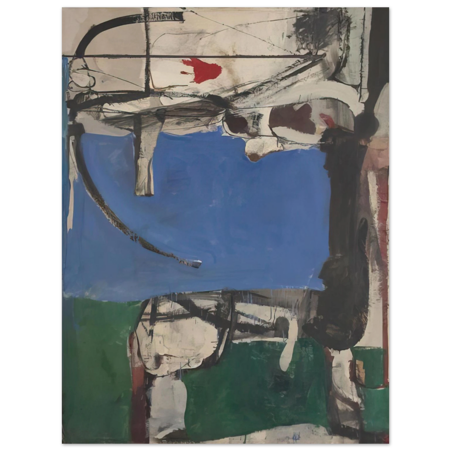 Richard Diebenkorn - Urbana #2 The Archer 75x100 cm / 30x40inches Fine Art Poster