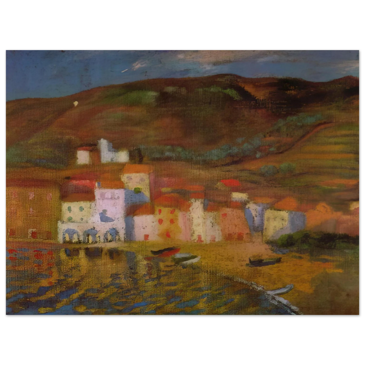 Salvador Dali - PORTDOGUE AND MOUNT PANI FROM AYUNTAMIENTO 75x100 cm / 30x40inches Fine Art Poster