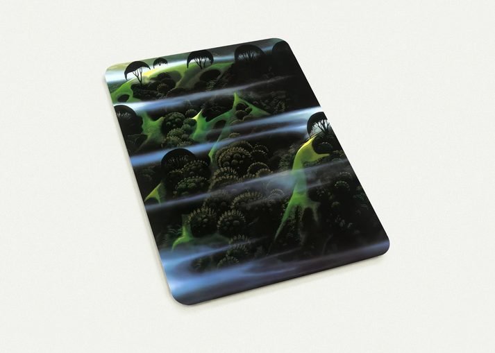 Early Morning Fog By Eyvind Earle Pack of 10 Post Cards | Eyvind Earle Post Cards | A6 (10.5 x 14.8 cm) - 4.1 x 5.8 inches