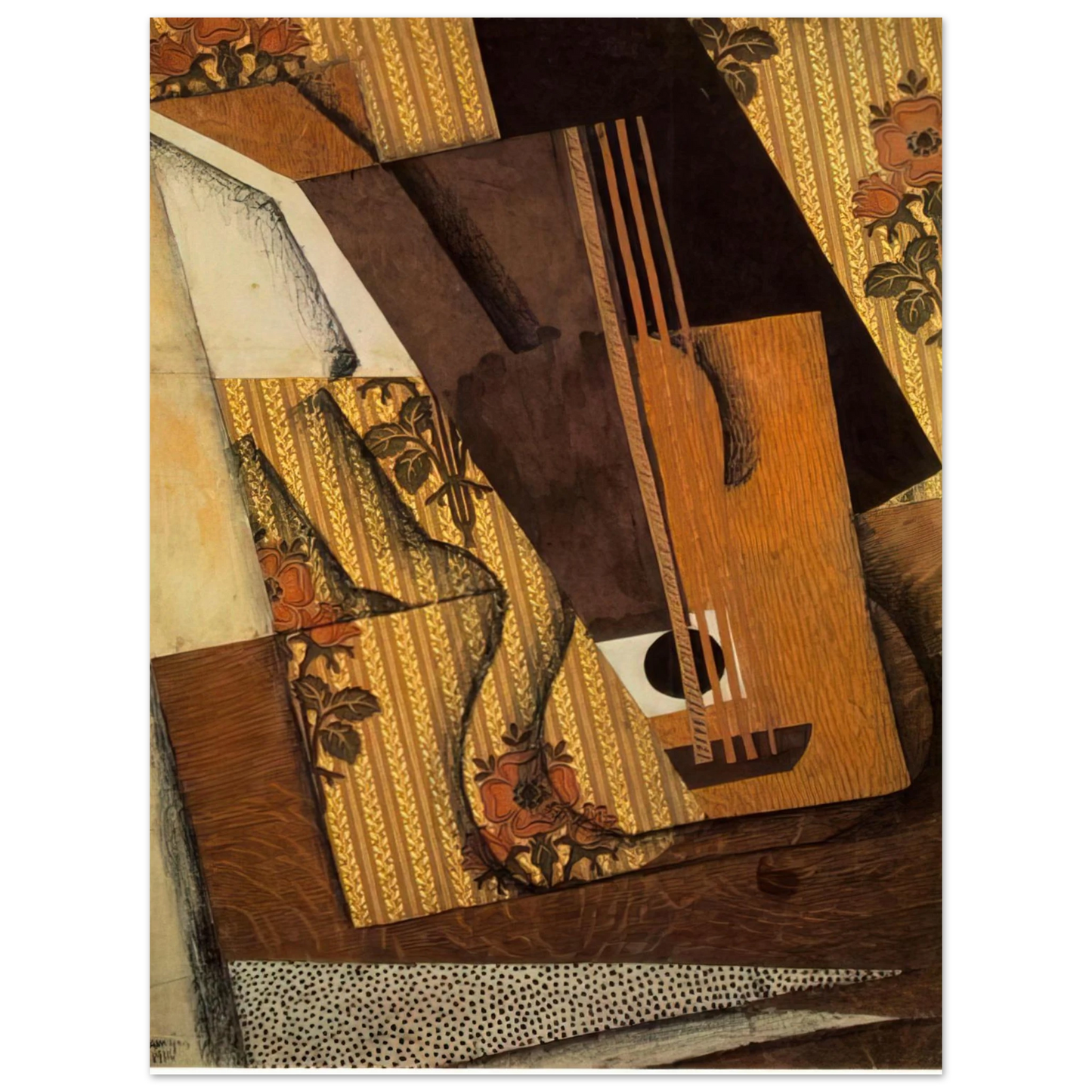 Juan Gris - THE GUITAR 1914 75x100 cm / 30x40inches Fine Art Poster