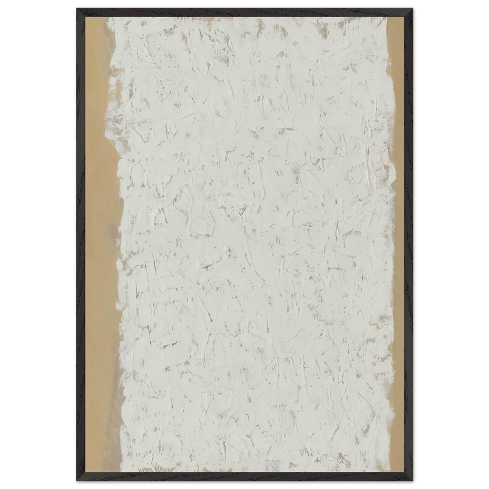 Enter - Robert Ryman 70x100 cm / 28x40 inches Framed Art Print – Black Wooden Frame