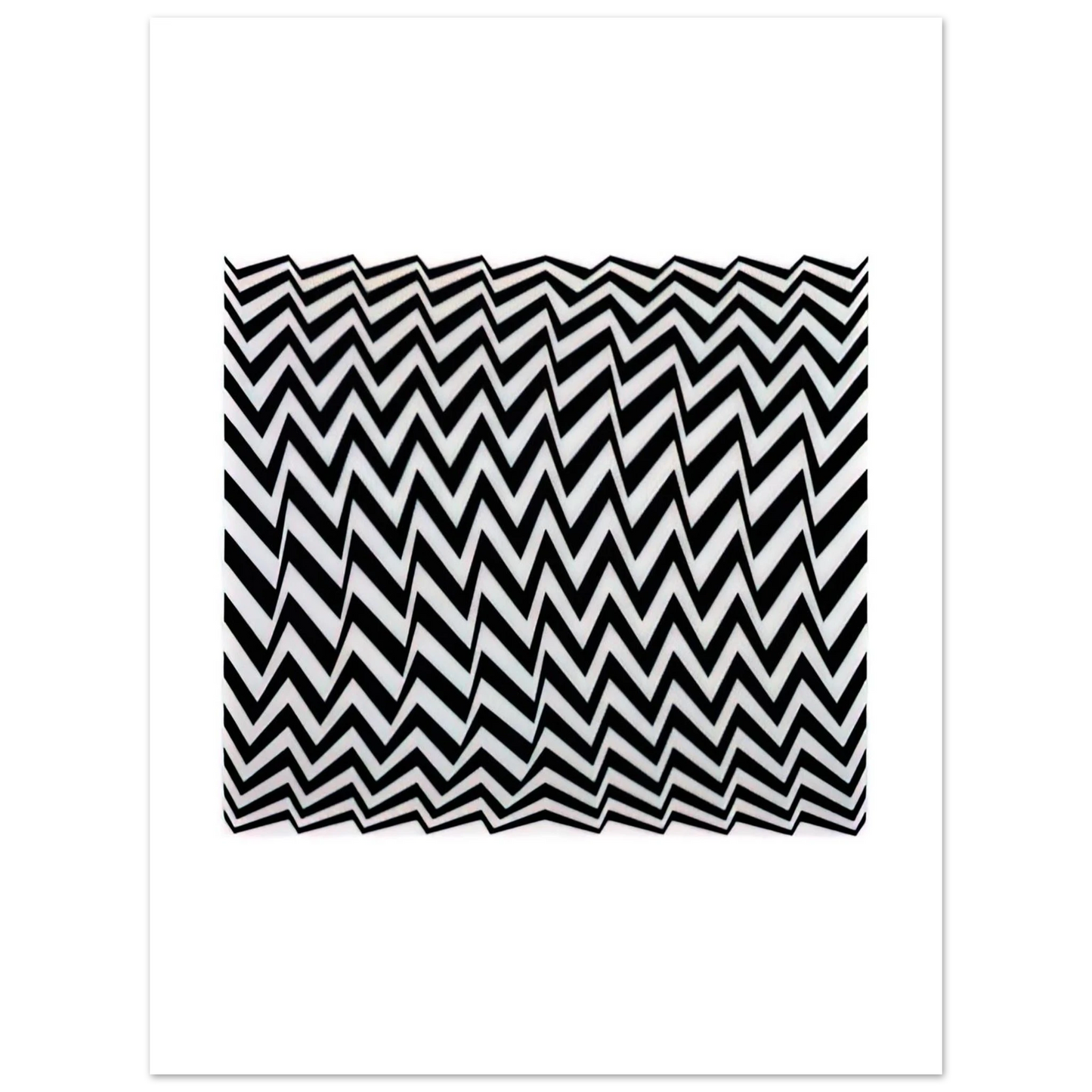 Bridget Riley - FRAGMENT 3 1965 75x100 cm / 30x40inches Fine Art Poster