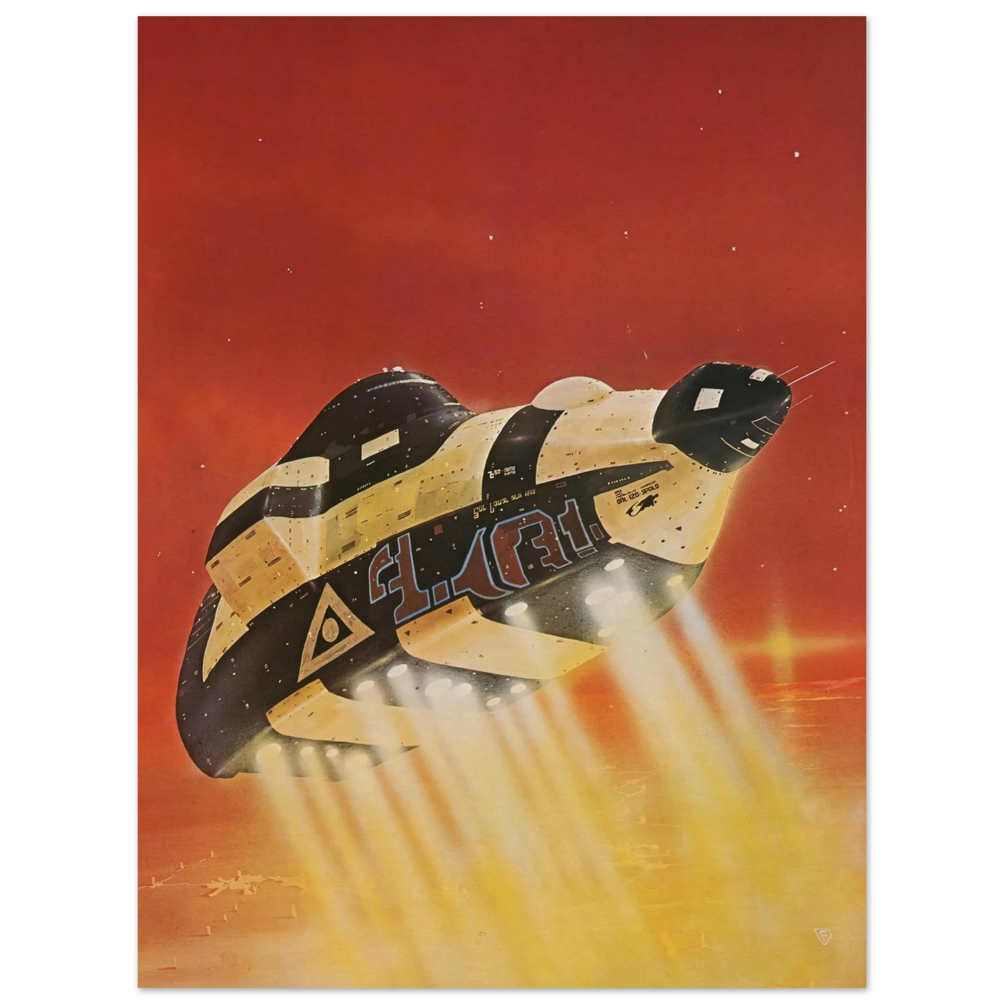 Chris Foss - Chris Foss 75x100 cm / 30x40inches Fine Art Poster