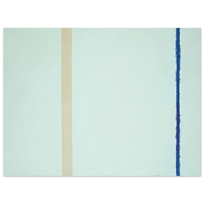 Barnett Newman - White Fire I 75x100 cm / 30x40inches Fine Art Poster