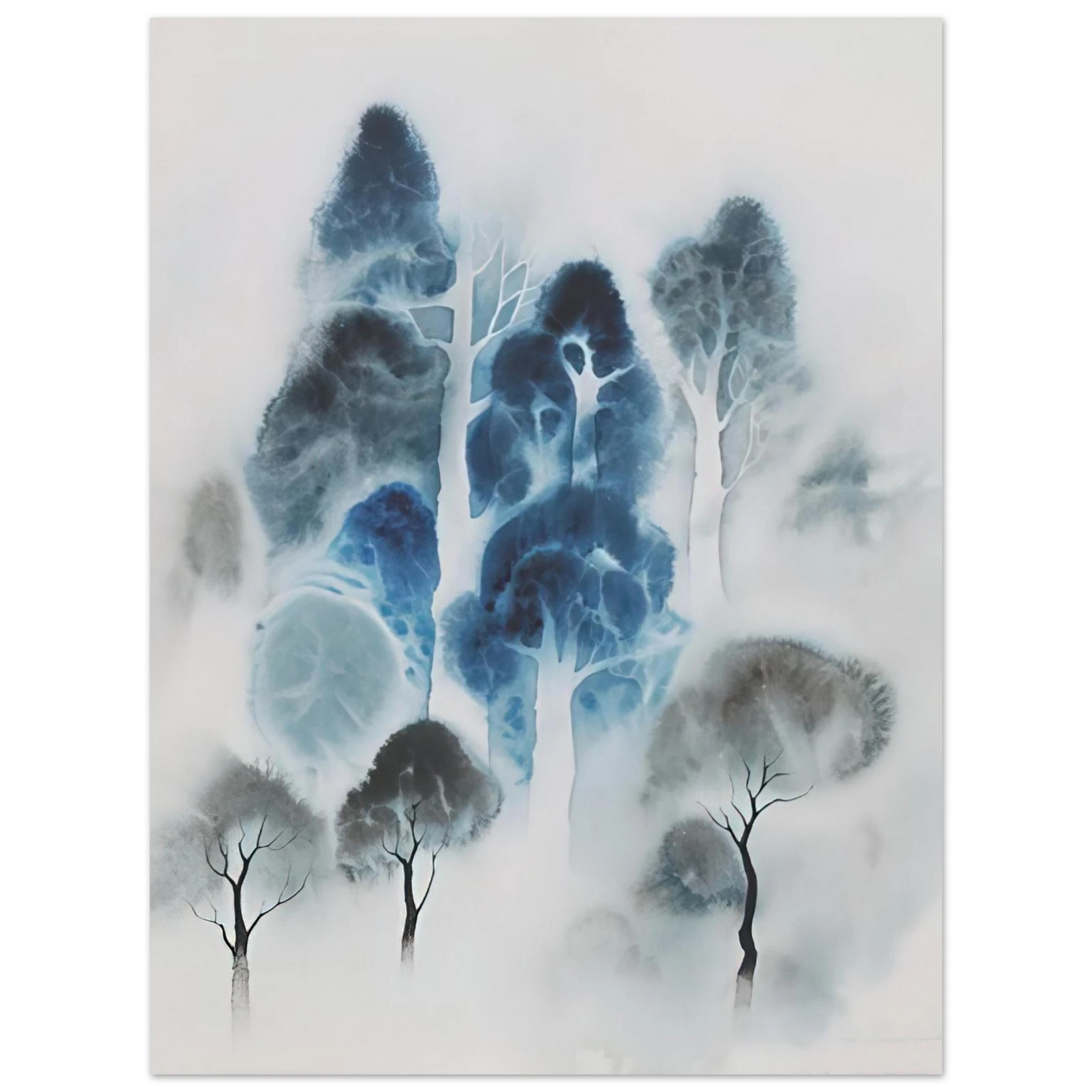 Eyvind Earle - Woodland 75x100 cm / 30x40inches Fine Art Poster