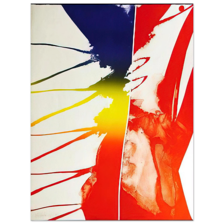 Paul Jenkins - Continental Divide - 1981 75x100 cm / 30x40inches Fine Art Poster