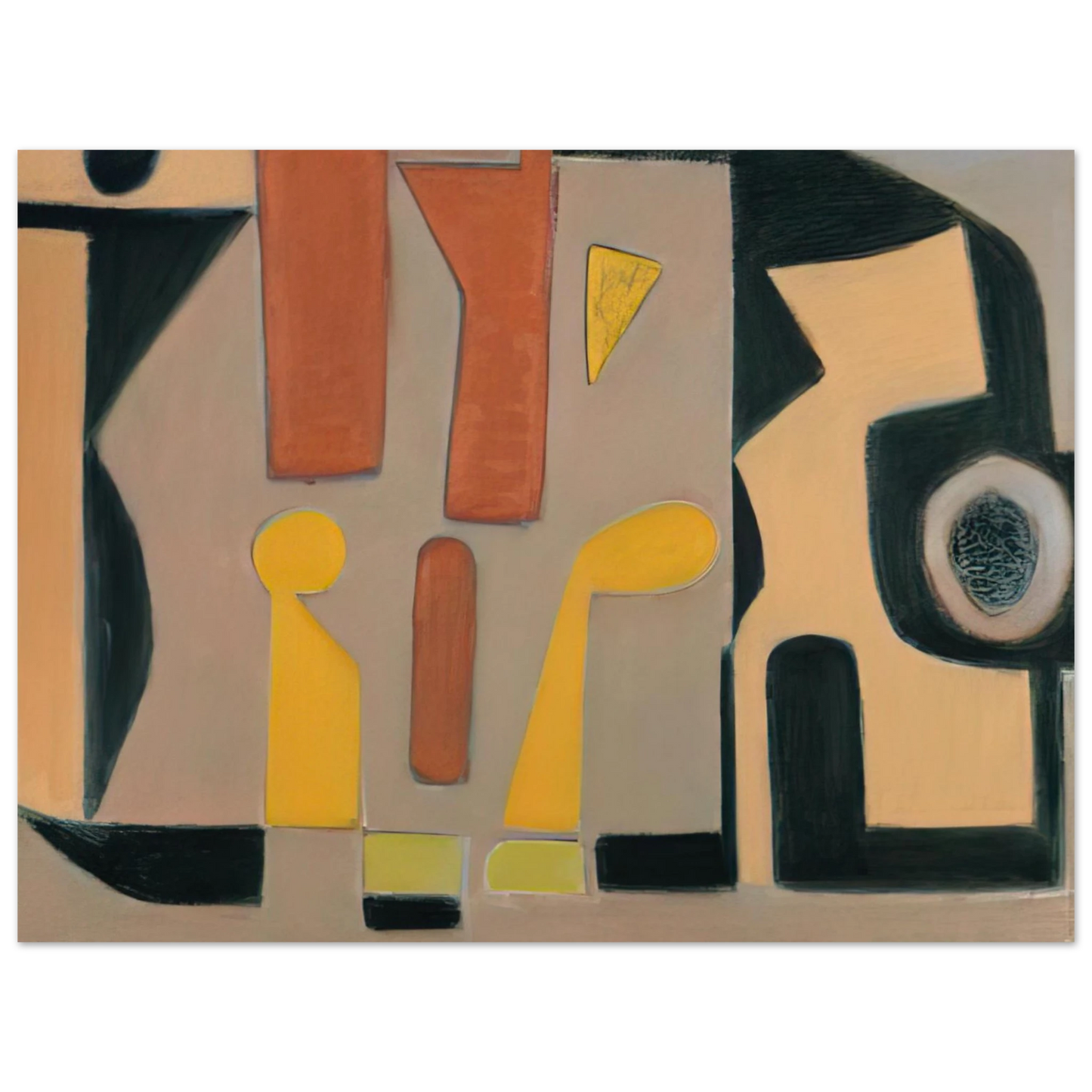 Will Barnet - Strolling - 2008 United States 75x100 cm / 30x40inches Fine Art Poster