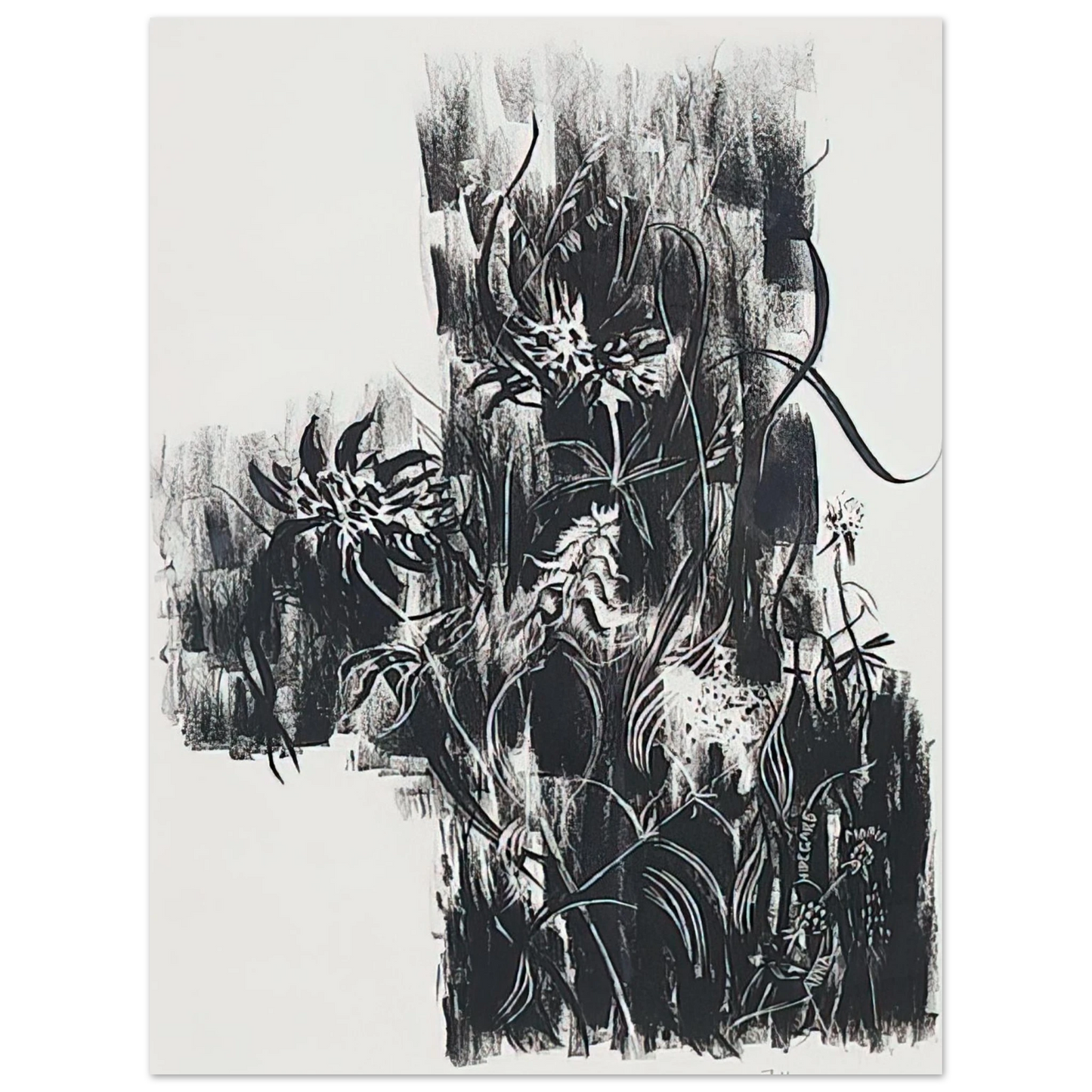 Johannes Itten - Waldrandblumen - 1919 75x100 cm / 30x40inches Fine Art Poster