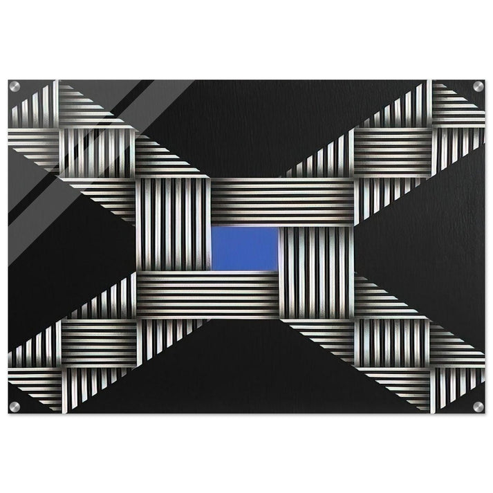 O.V.N.I. - 1967 - Omar Rayo Acrylic Print - 70x100 cm / 28x40″ inches