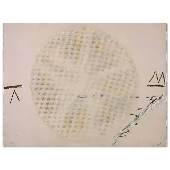 Antoni Tapies - THE SIEVE 1972 75x100 cm / 30x40inches Fine Art Poster