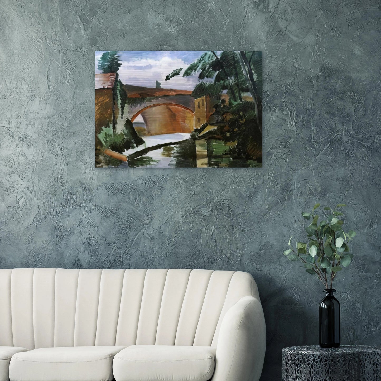 THE RIVER 1912 - Andre Derain Brushed Aluminum Print - 70x100 cm / 28x40 inches | Andre Derain Aluminum Print | Andre Derain Prints