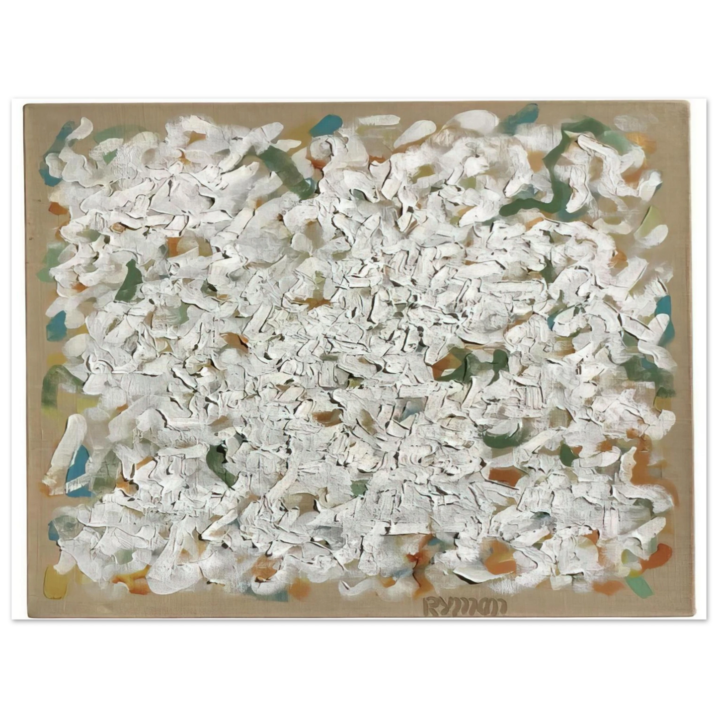 Robert Ryman - Untitled - 1963 75x100 cm / 30x40inches Fine Art Poster