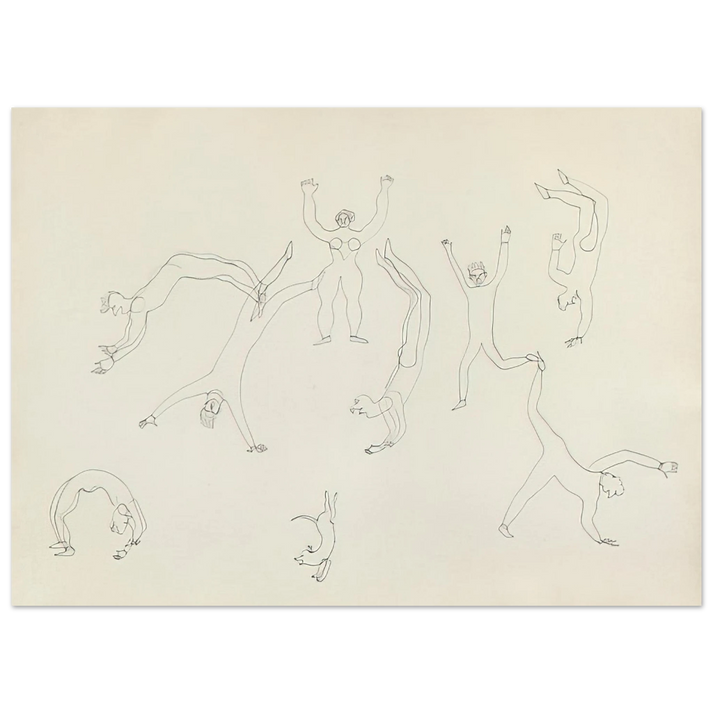 Alexander Calder - THE TUMBLERS II 1931 Fine Art Poster