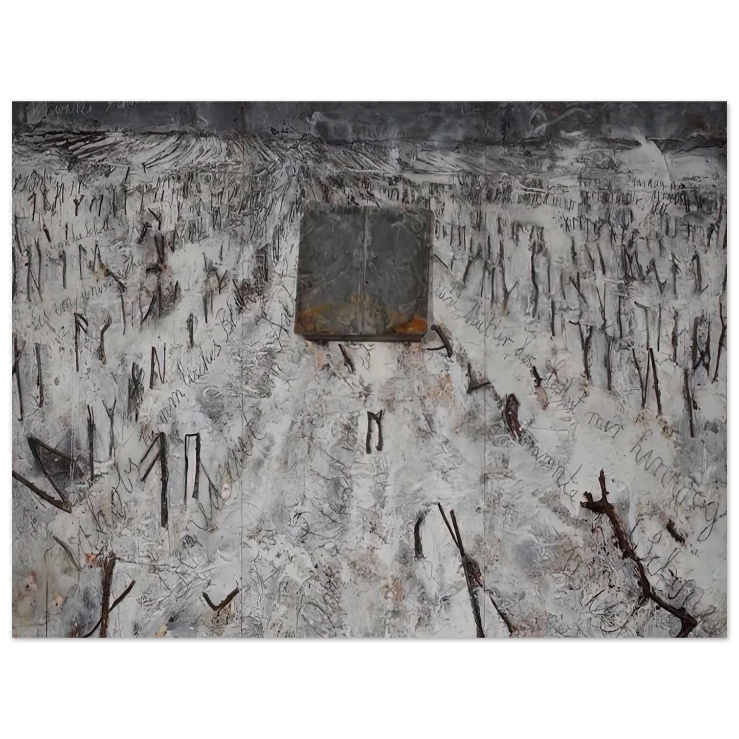 Anselm Kiefer - BLACK FLAKES 2006 75x100 cm / 30x40inches Fine Art Poster
