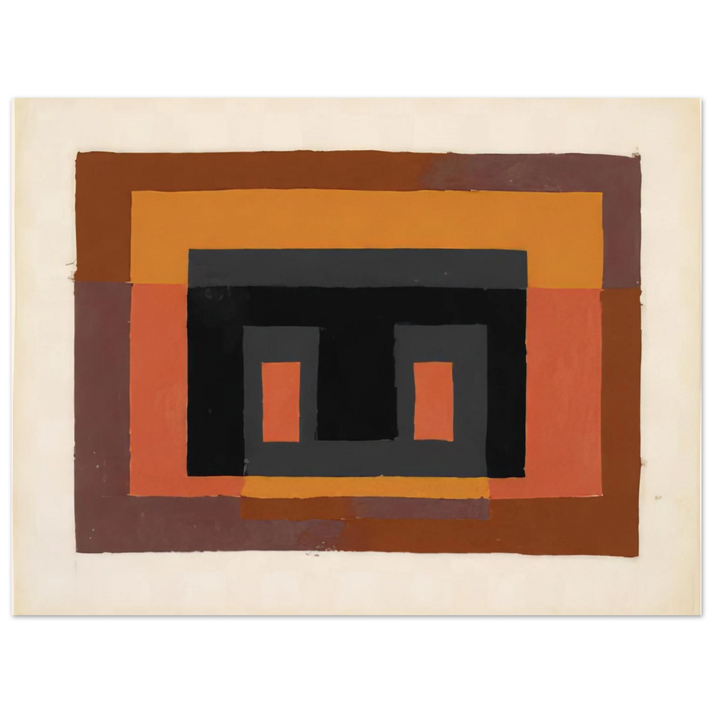 Josef Albers - STUDY FOR VARIANT 1947 75x100 cm / 30x40inches Fine Art Poster