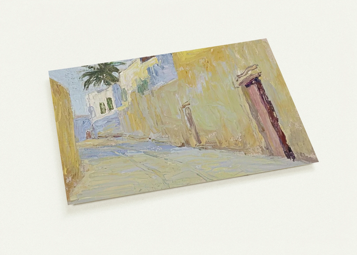 ALLEY IN TUNIS By Gabriele Munter Pack of 10 Post Cards | Gabriele Munter Post Cards | A6 (10.5 x 14.8 cm) - 4.1 x 5.8 inches