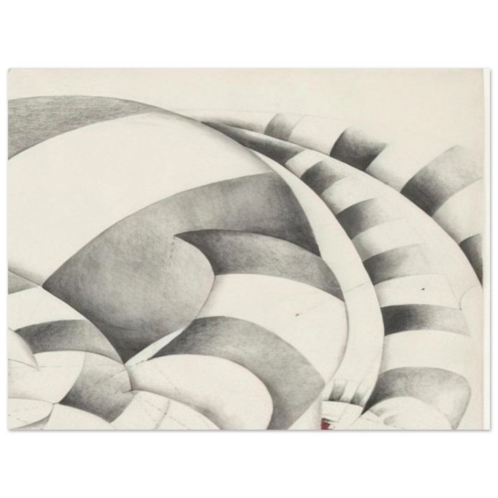 Lee Bontecou - UNTITLED 1967 75x100 cm / 30x40inches Fine Art Poster