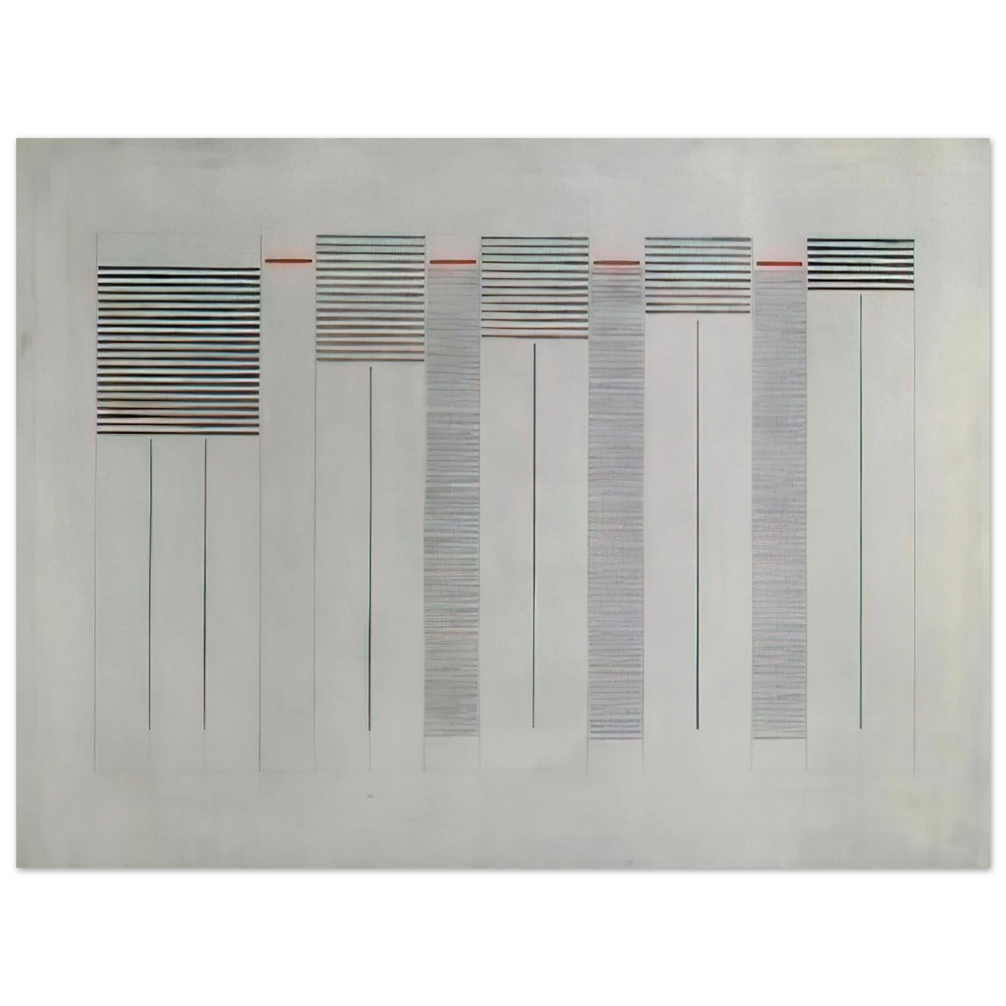 Bice Lazzari - Acrilico n. 12 - 1976 75x100 cm / 30x40inches Fine Art Poster