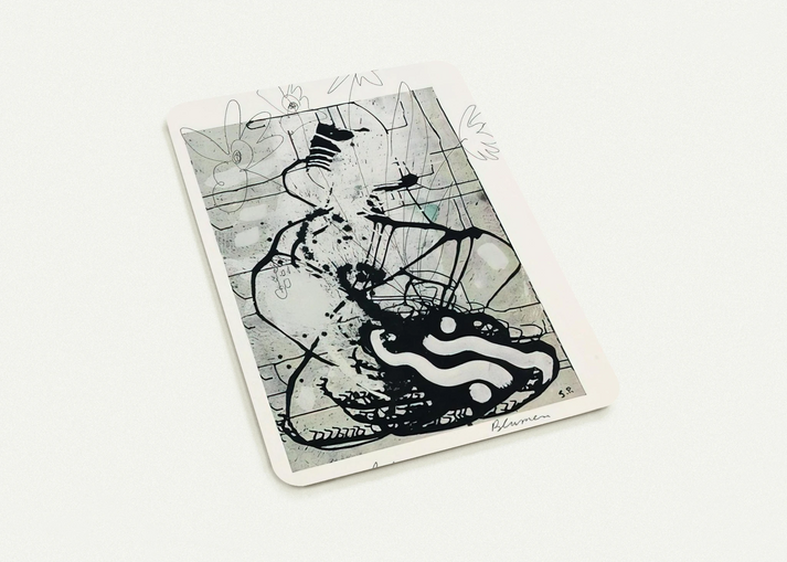 BLUMEN 1985 By Sigmar Polke Pack of 10 Post Cards | Sigmar Polke Post Cards | A6 (10.5 x 14.8 cm) - 4.1 x 5.8 inches