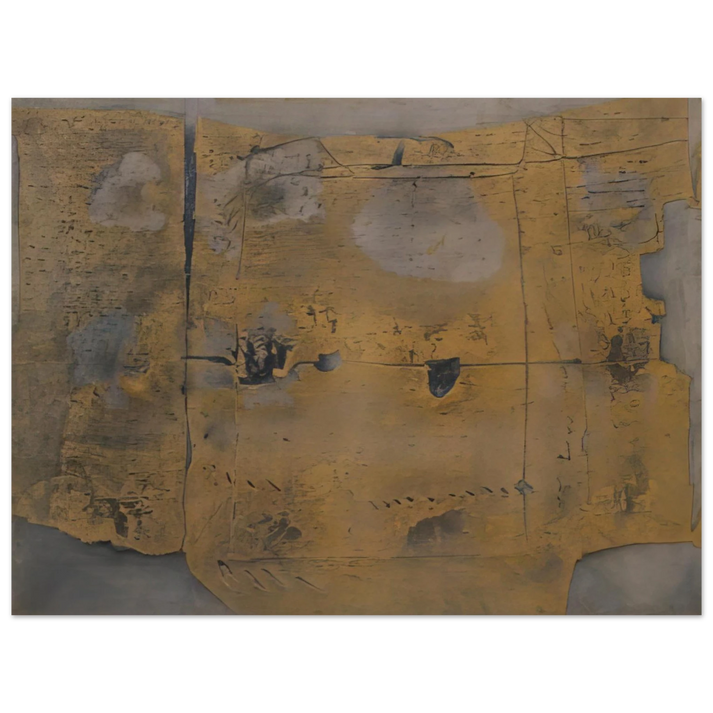 Antoni Tapies - GREAT PAINTING 1958 75x100 cm / 30x40inches Fine Art Poster
