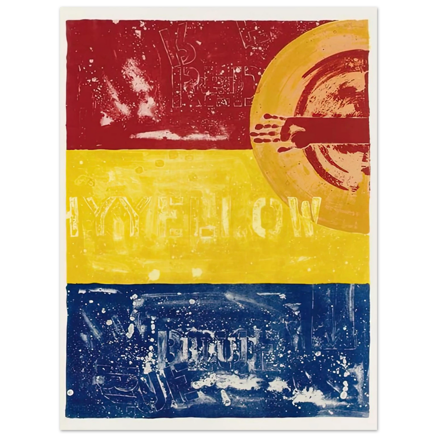 Jasper Johns - PERISCOPE I ULAE 200 75x100 cm / 30x40inches Fine Art Poster