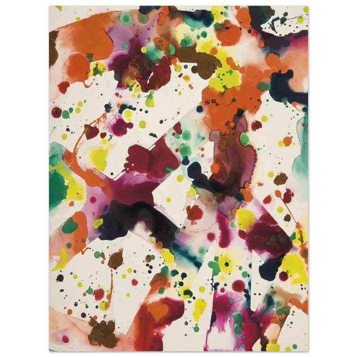 Sam Francis - Untitled SF72-027 75x100 cm / 30x40inches Fine Art Poster