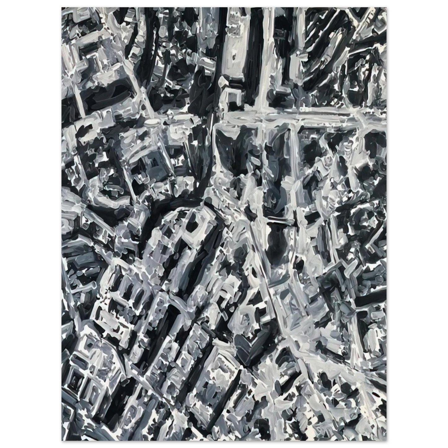 Gerhard Richter - TOWNSCAPE PL 1970 1 75x100 cm / 30x40inches Fine Art Poster