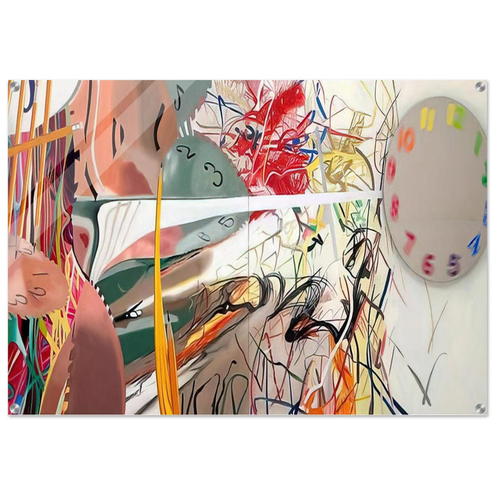 Time Stops the Face Continues - James Rosenquist Acrylic Print - 70x100 cm / 28x40″ inches