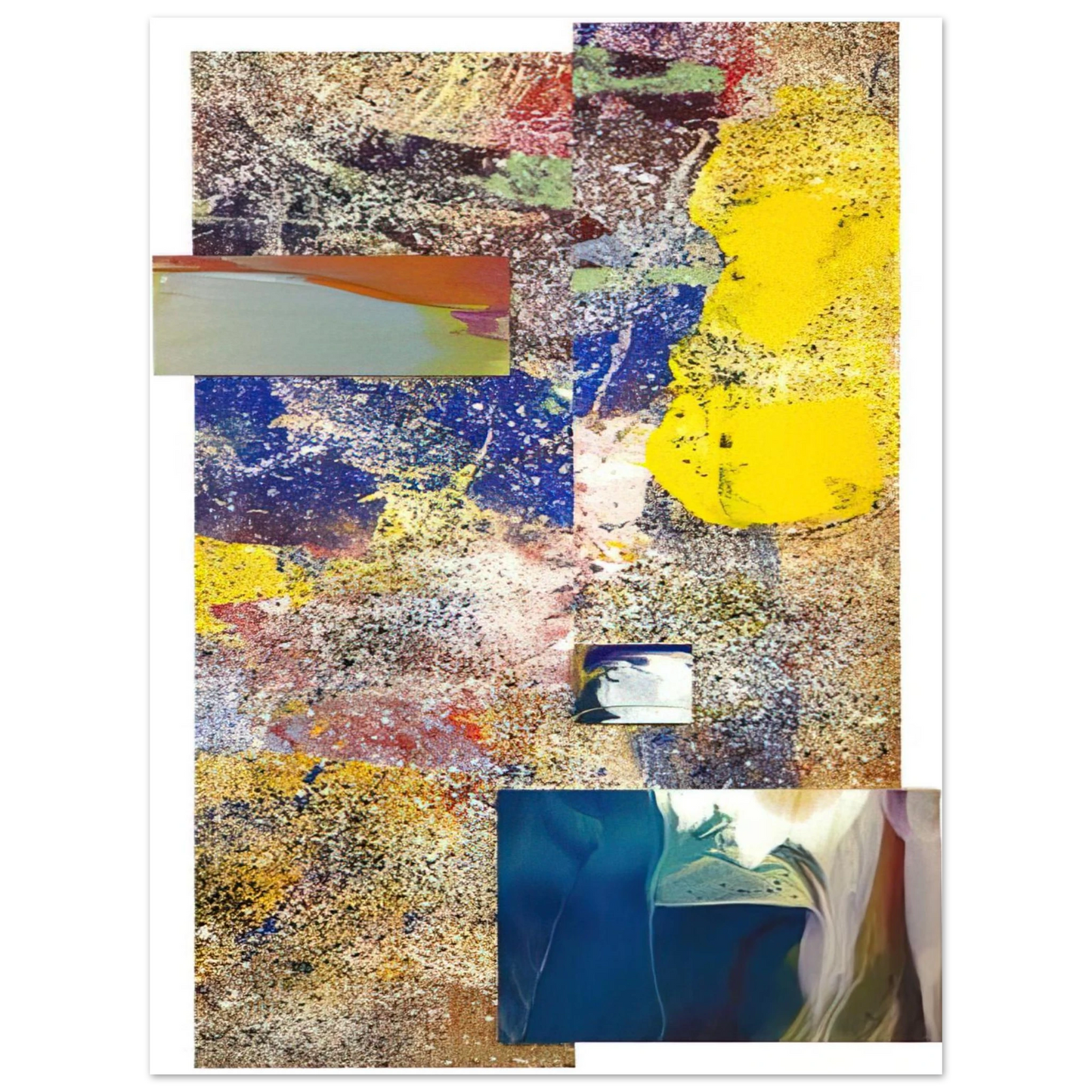 Sam Gilliam - Remembering Girls Ajar 75x100 cm / 30x40inches Fine Art Poster