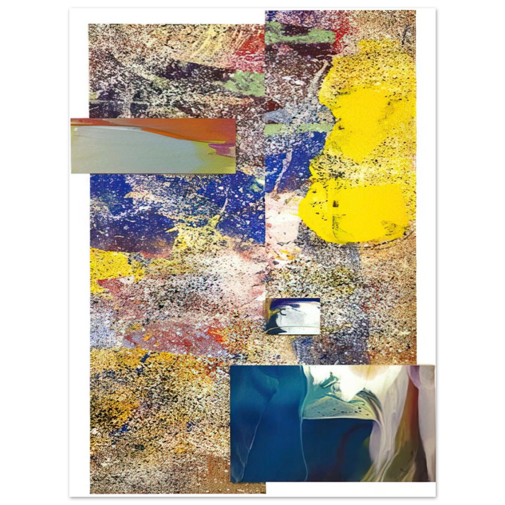 Sam Gilliam - Remembering Girls Ajar 75x100 cm / 30x40inches Fine Art Poster
