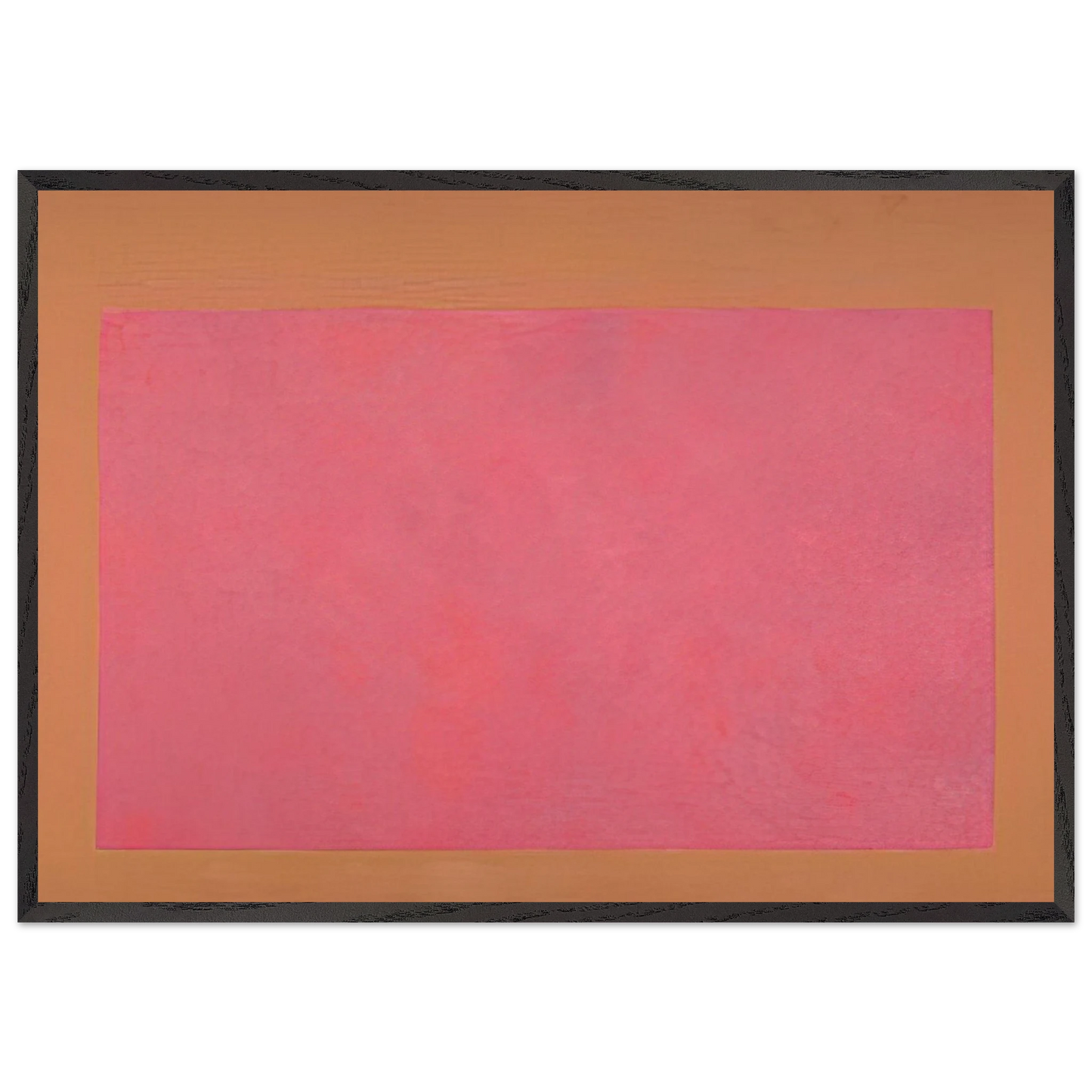 Rose Sun Box Nr 2 - 1969 - Theodoros Stamos 70x100 cm / 28x40 inches Framed Art Print – Black Wooden Frame